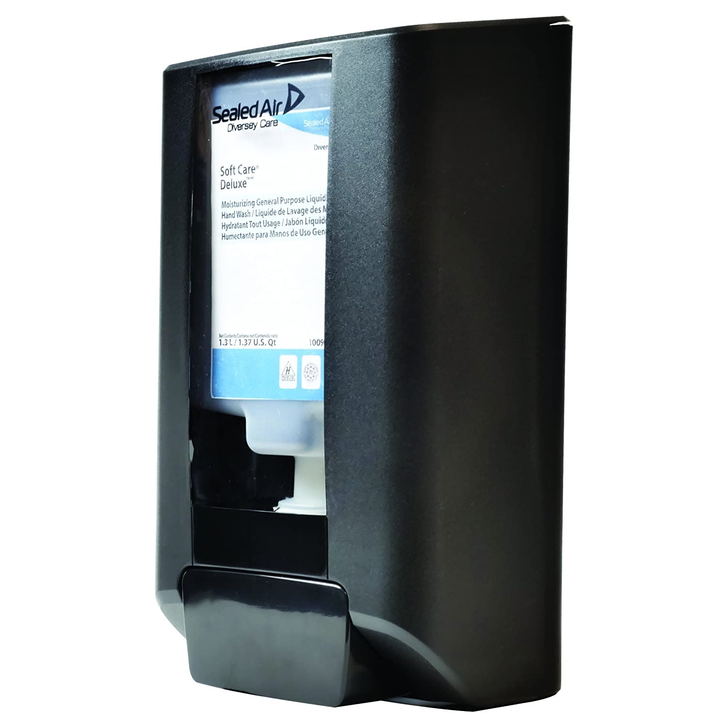 Dozator dezinfectant manual negru Diversey Intellicare 1300mL